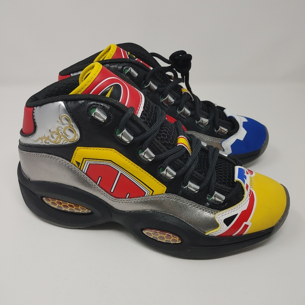 NEW Reebok x Power Rangers Mid Megazord Allen Iverson Mens 8.5 9.5 GY0590